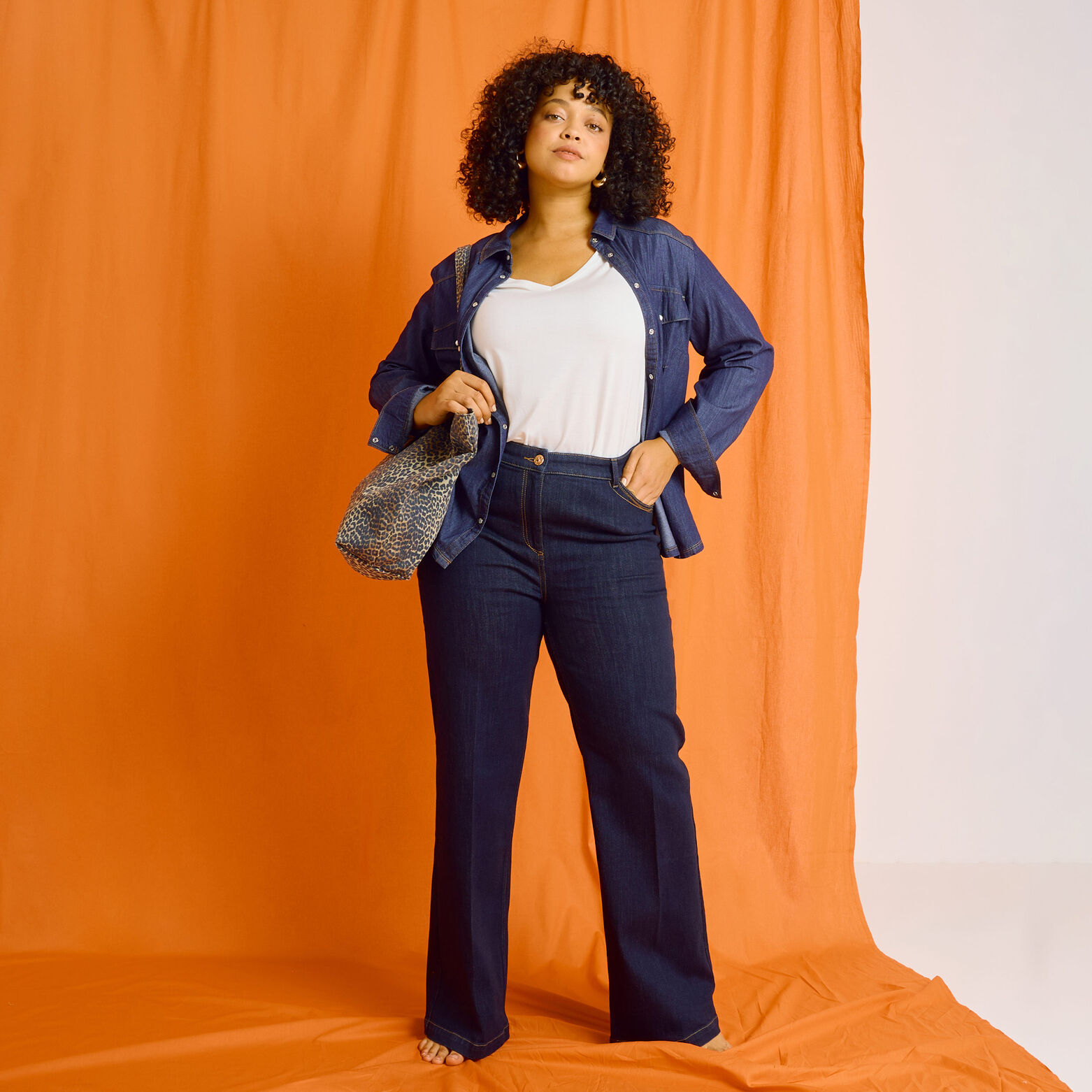 Jean flare WOODSTOCK F02 femme