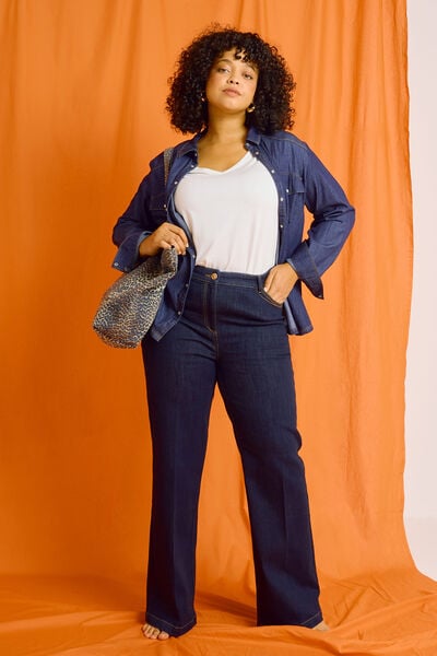 Jean flare WOODSTOCK F02 femme