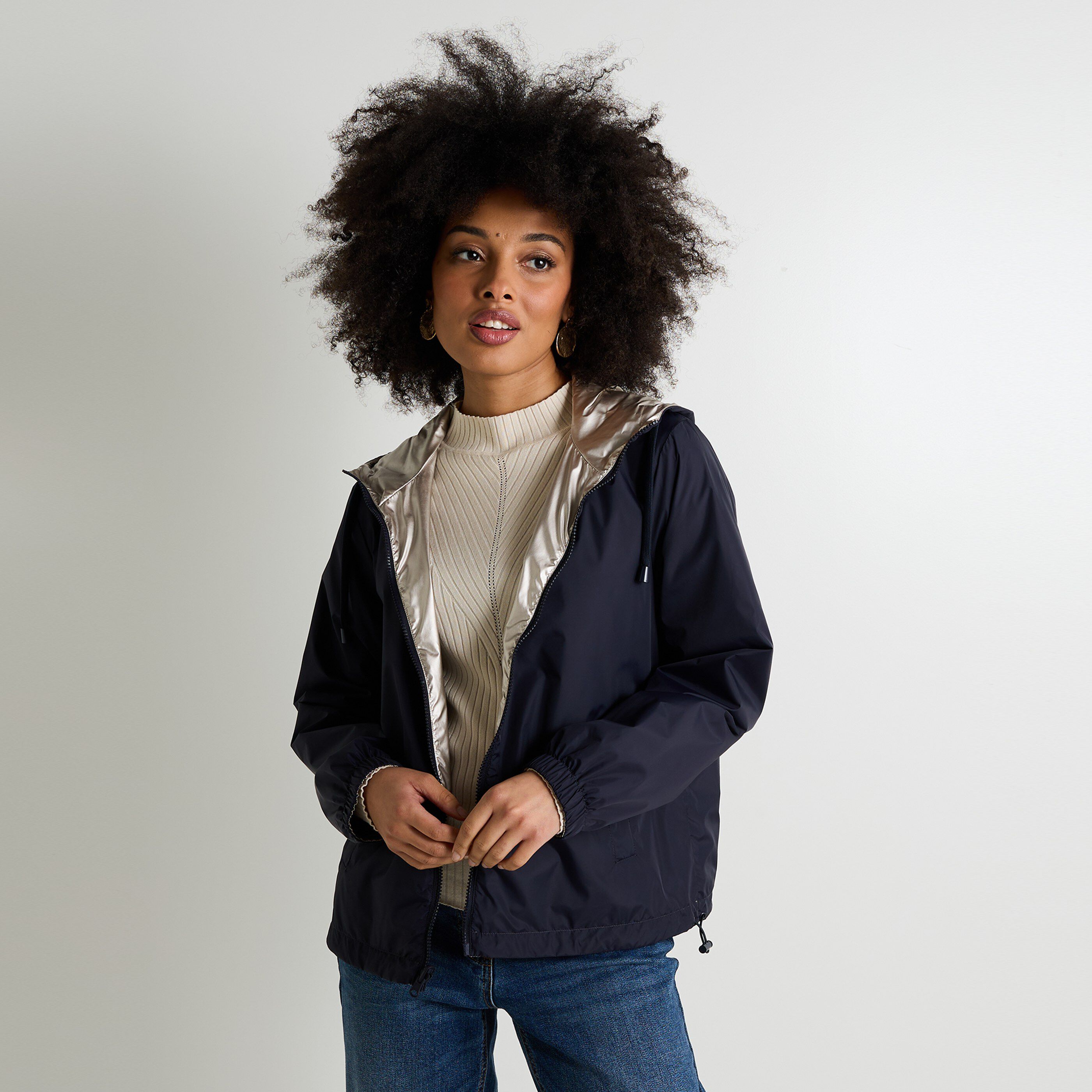 Veste r&eacute;versible femme