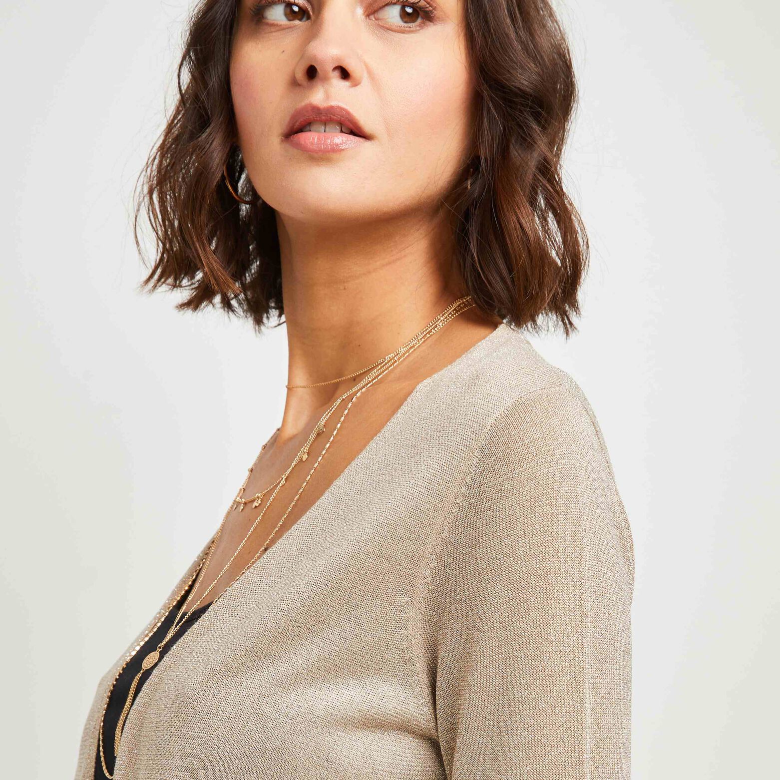 Gilet long femme