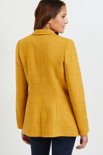 Veste blazer effet tweed femme