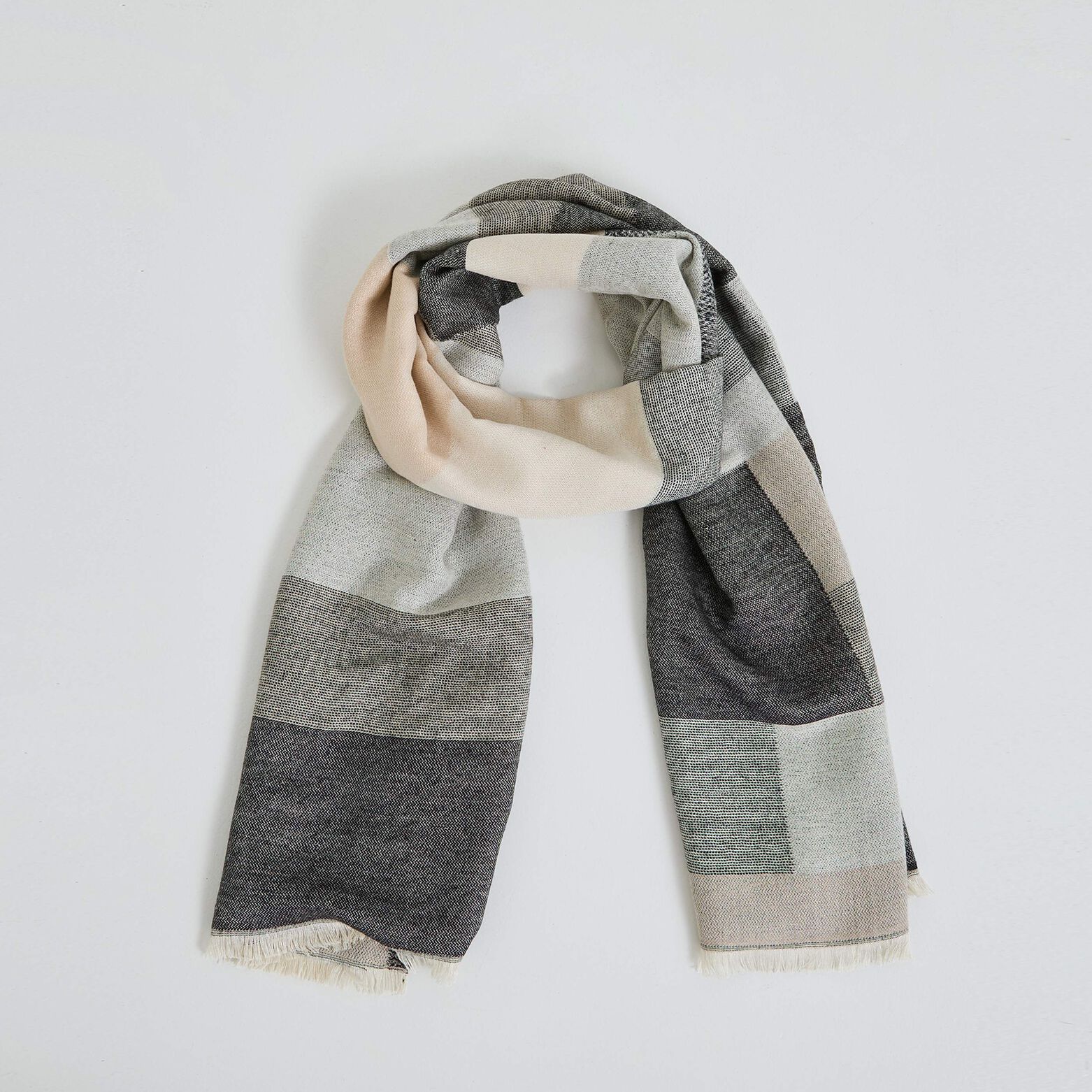 Echarpe jacquard femme
