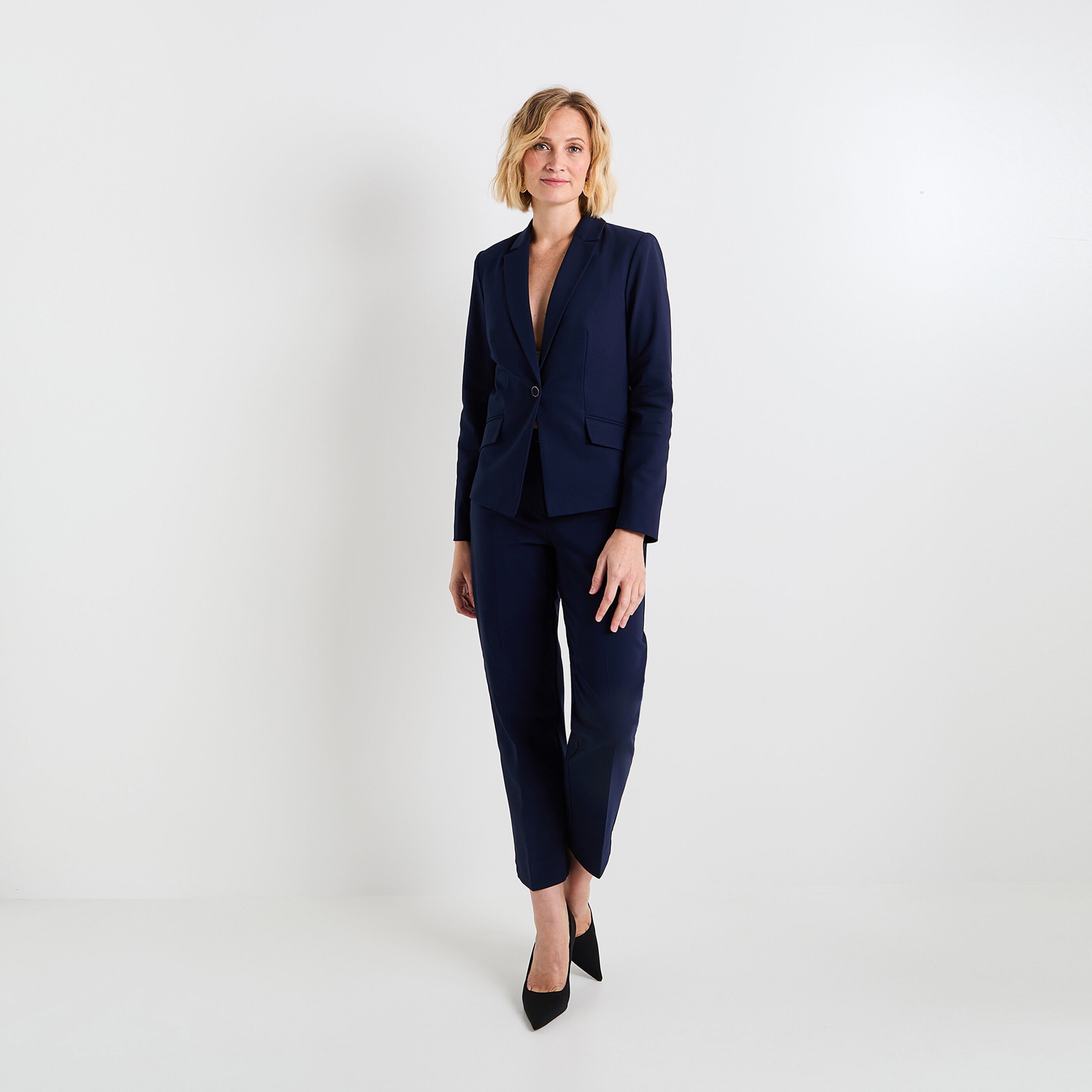 Pantalon cigarette femme