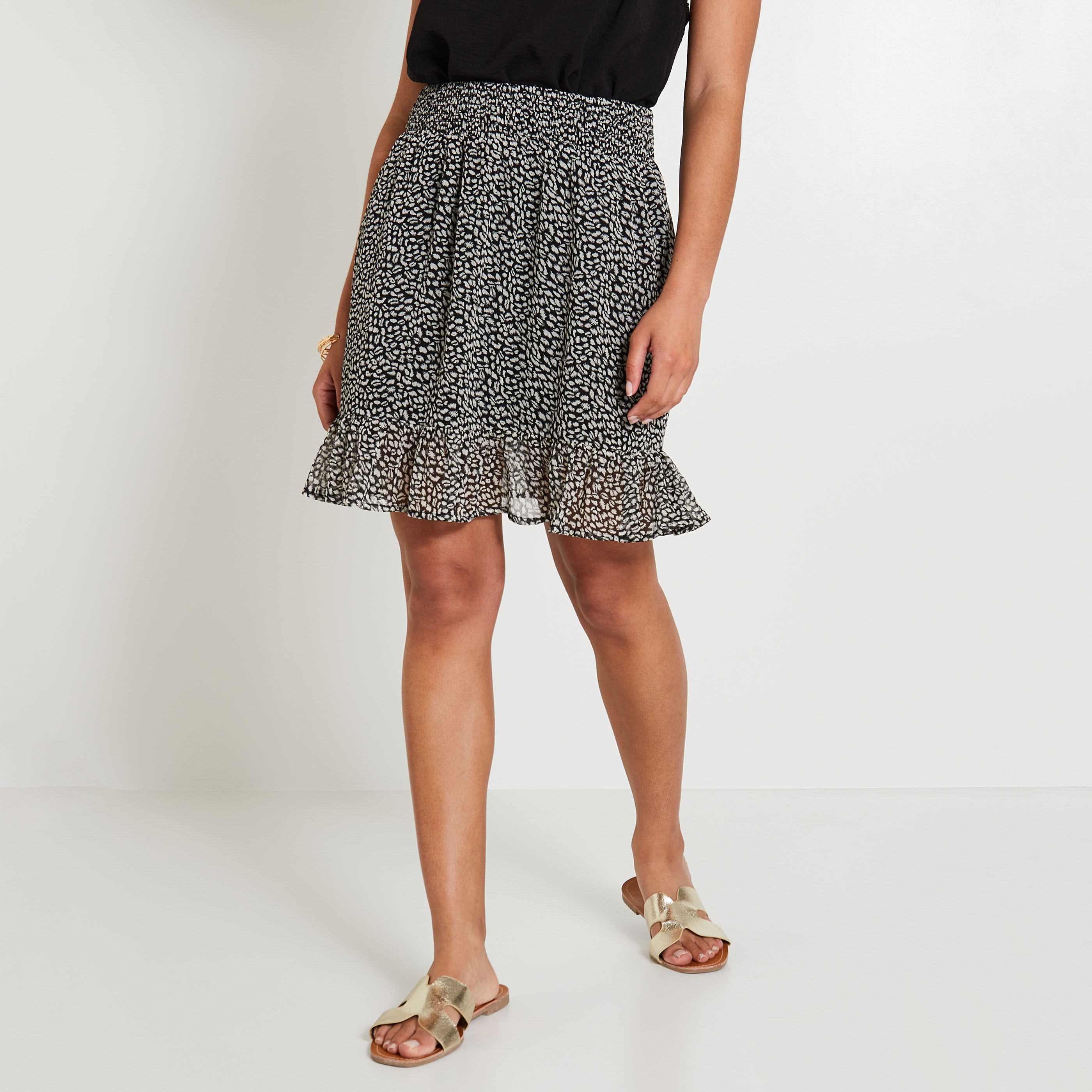 Jupe volant femme clearance