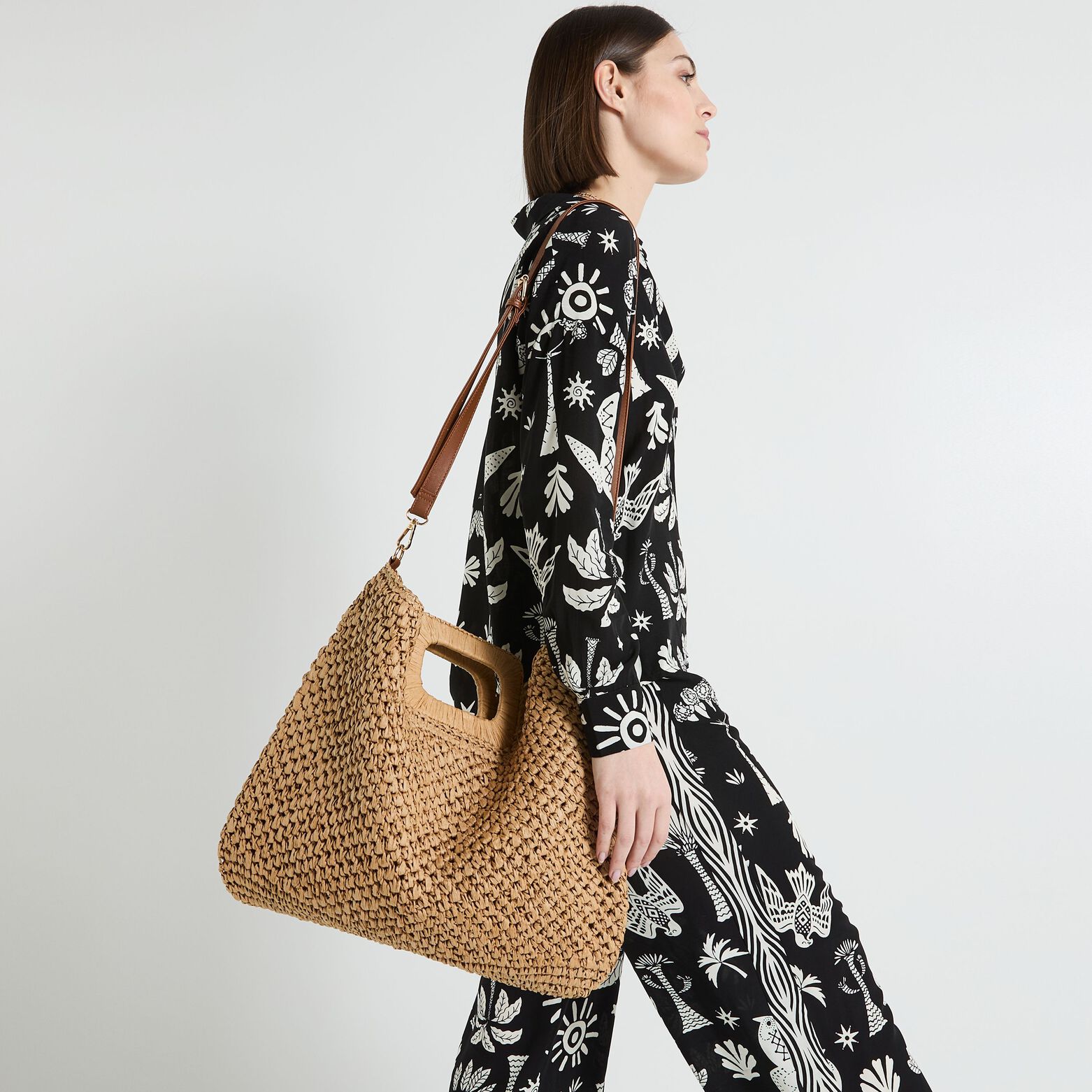 Sac en paille femme