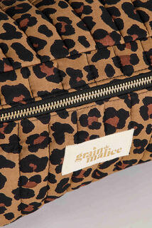Trousse de voyage imprimé léopard femme