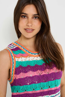 Pull sans manches femme