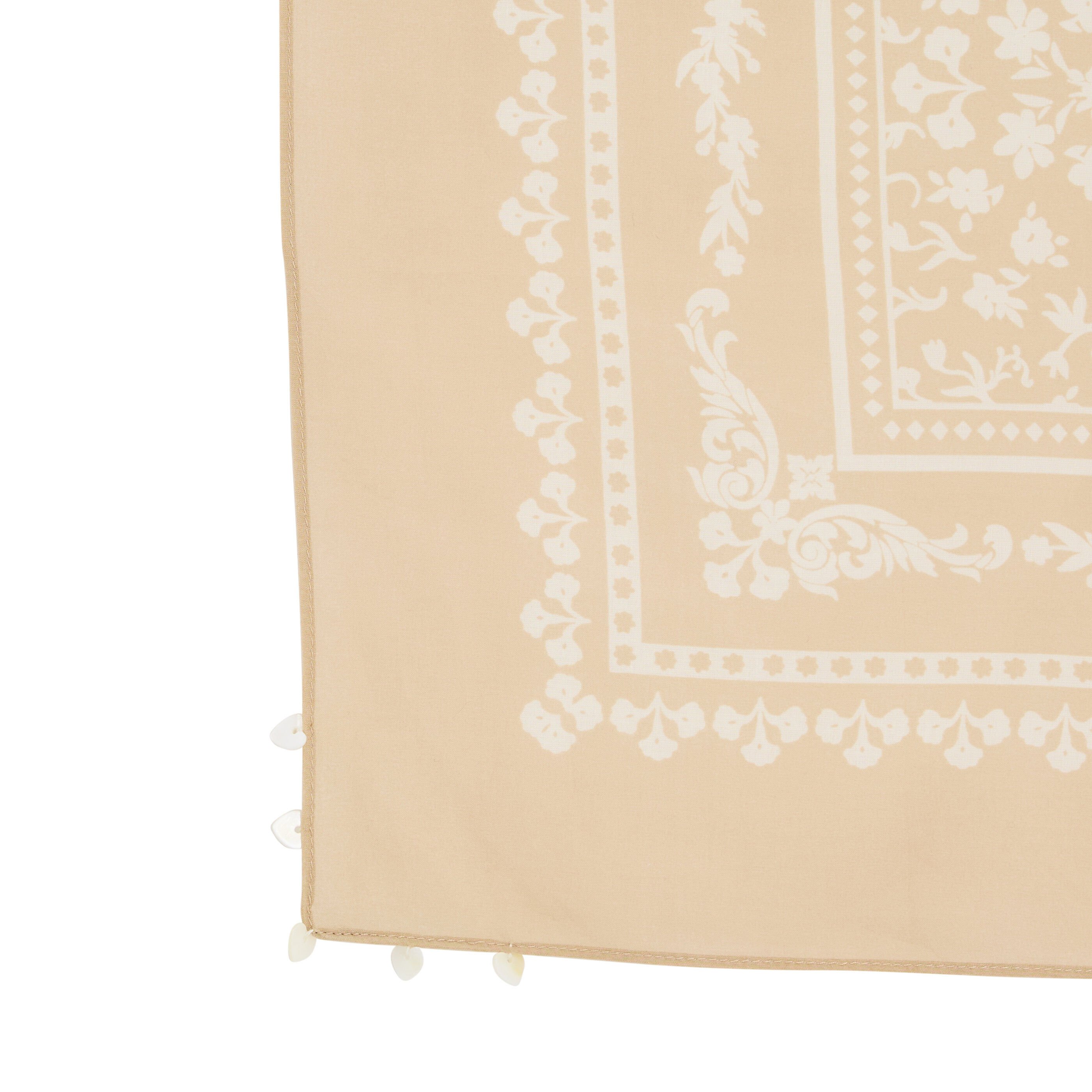 Foulard carr&eacute; motif bandana femme