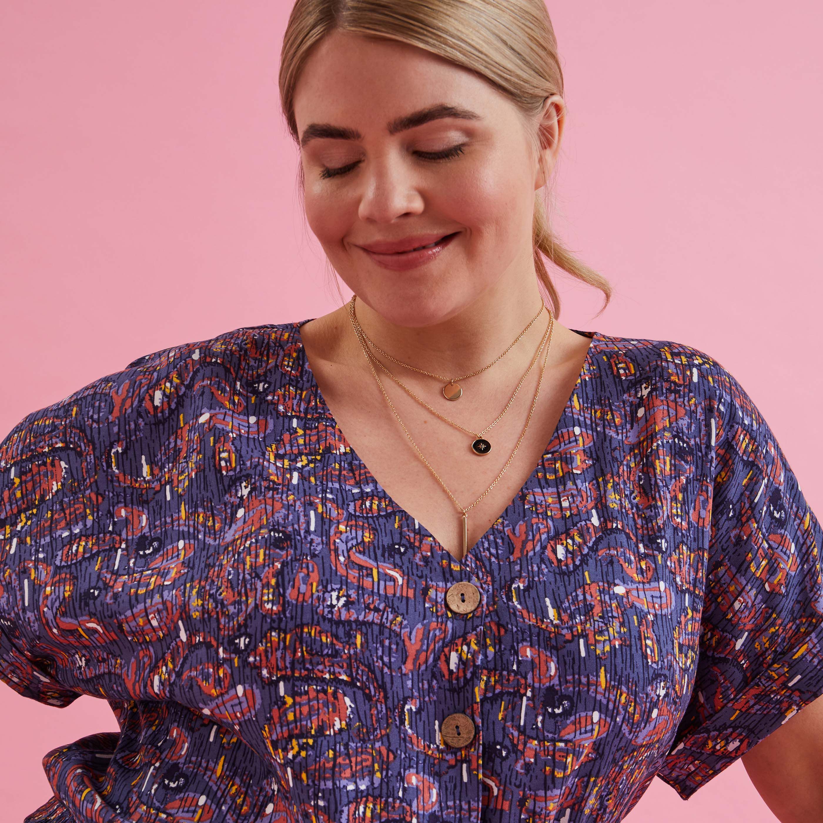 Combinaison imprim&eacute;e femme