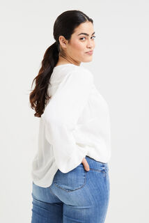 Chemise détails ajourés femme
