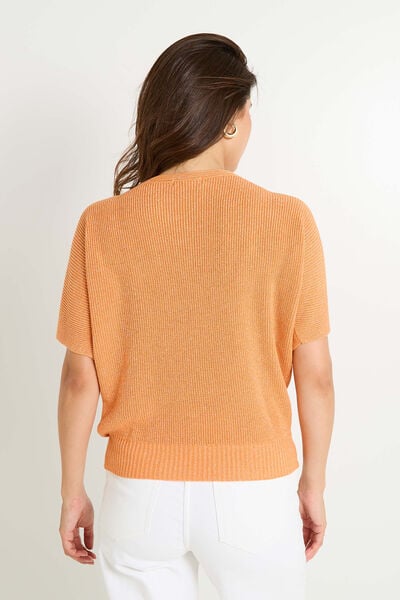 Pull manches courtes femme