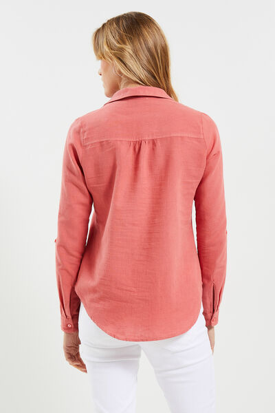 Blouse en coton et lin femme 