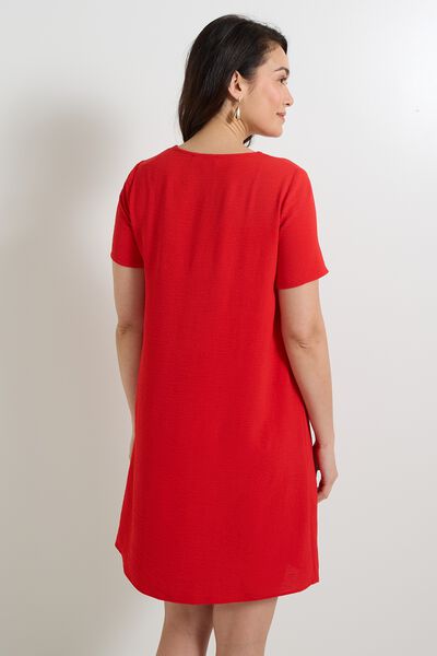 Robe col V femme