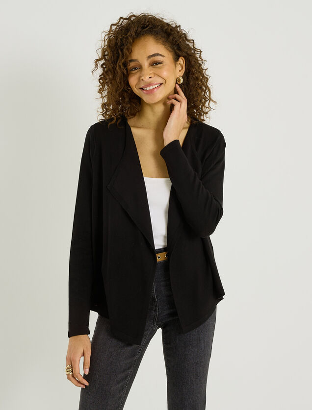 Gilet mi-long waterfall femme