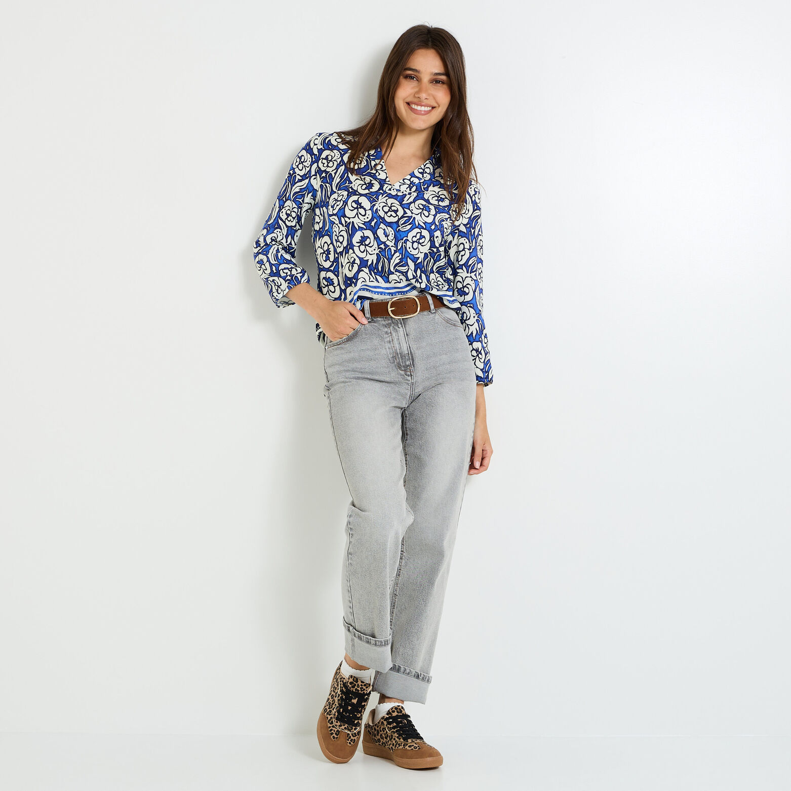 Blouse imprimée femme