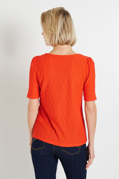 Tshirt maille ajourée femme