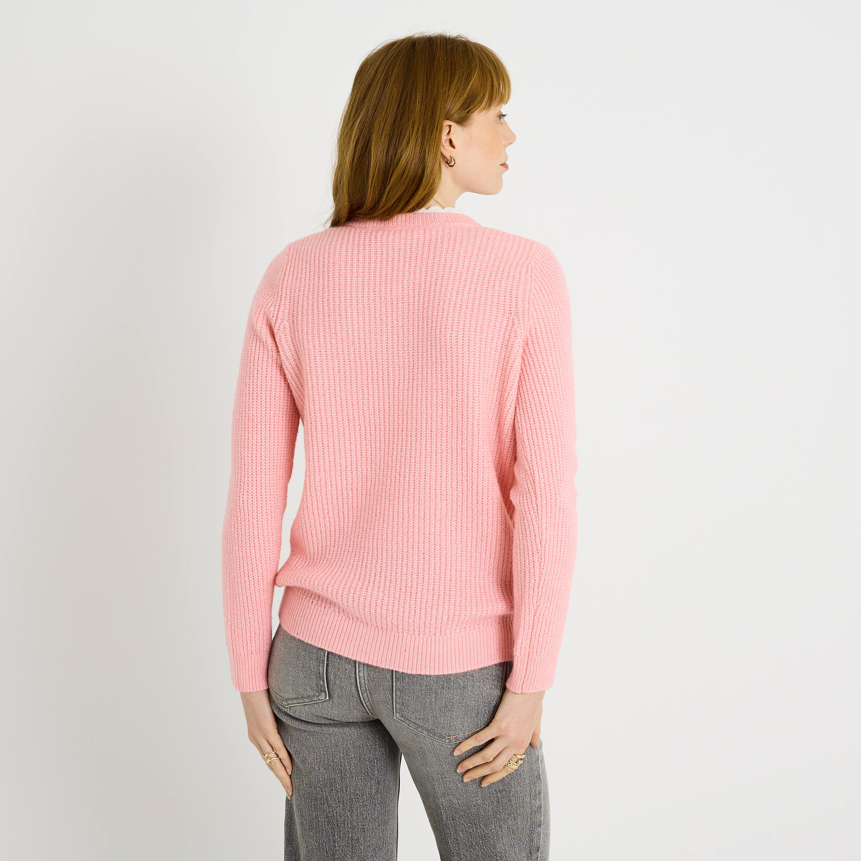 Pull c&ocirc;te anglaise femme