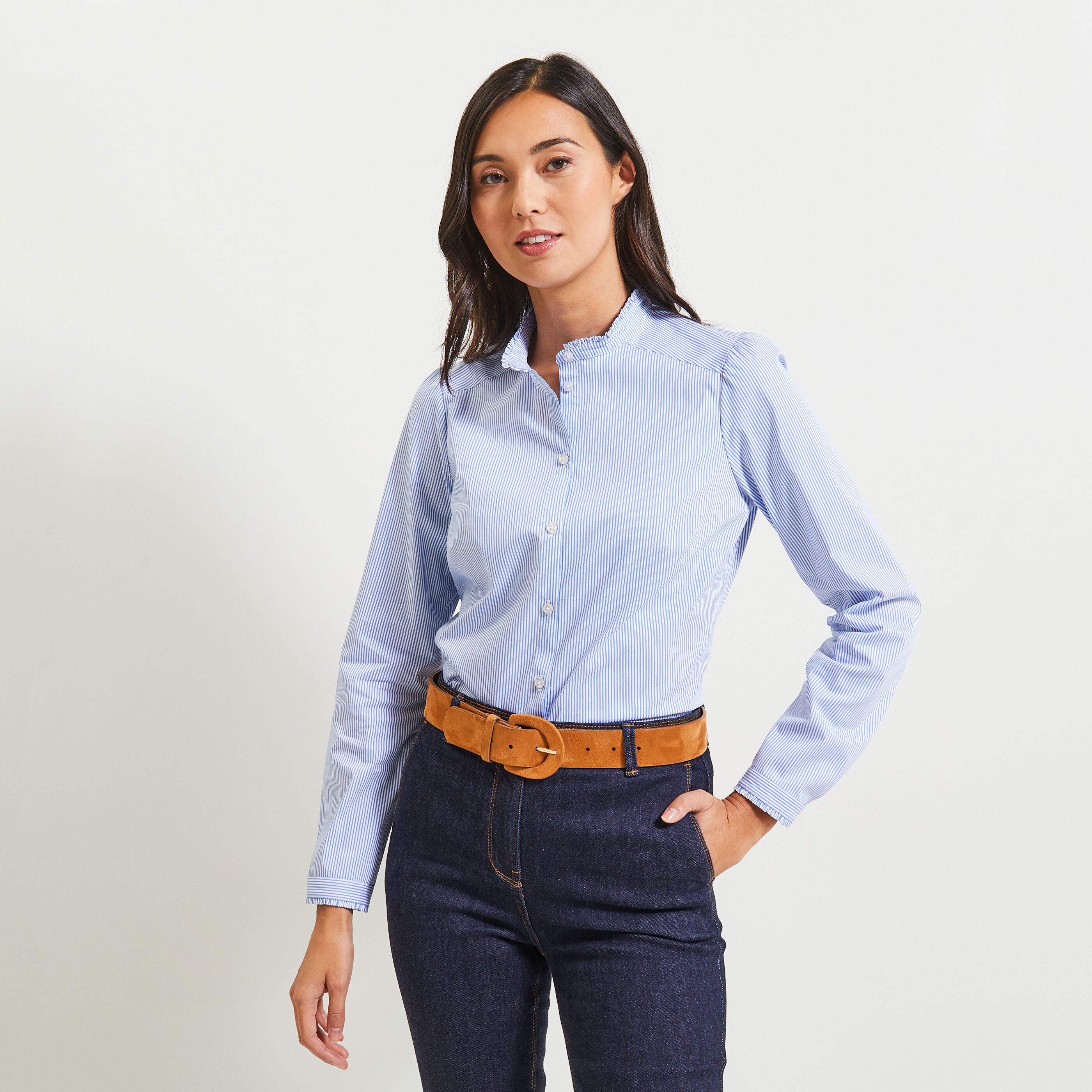 Chemise ray e femme IMPRIME Graindemalice