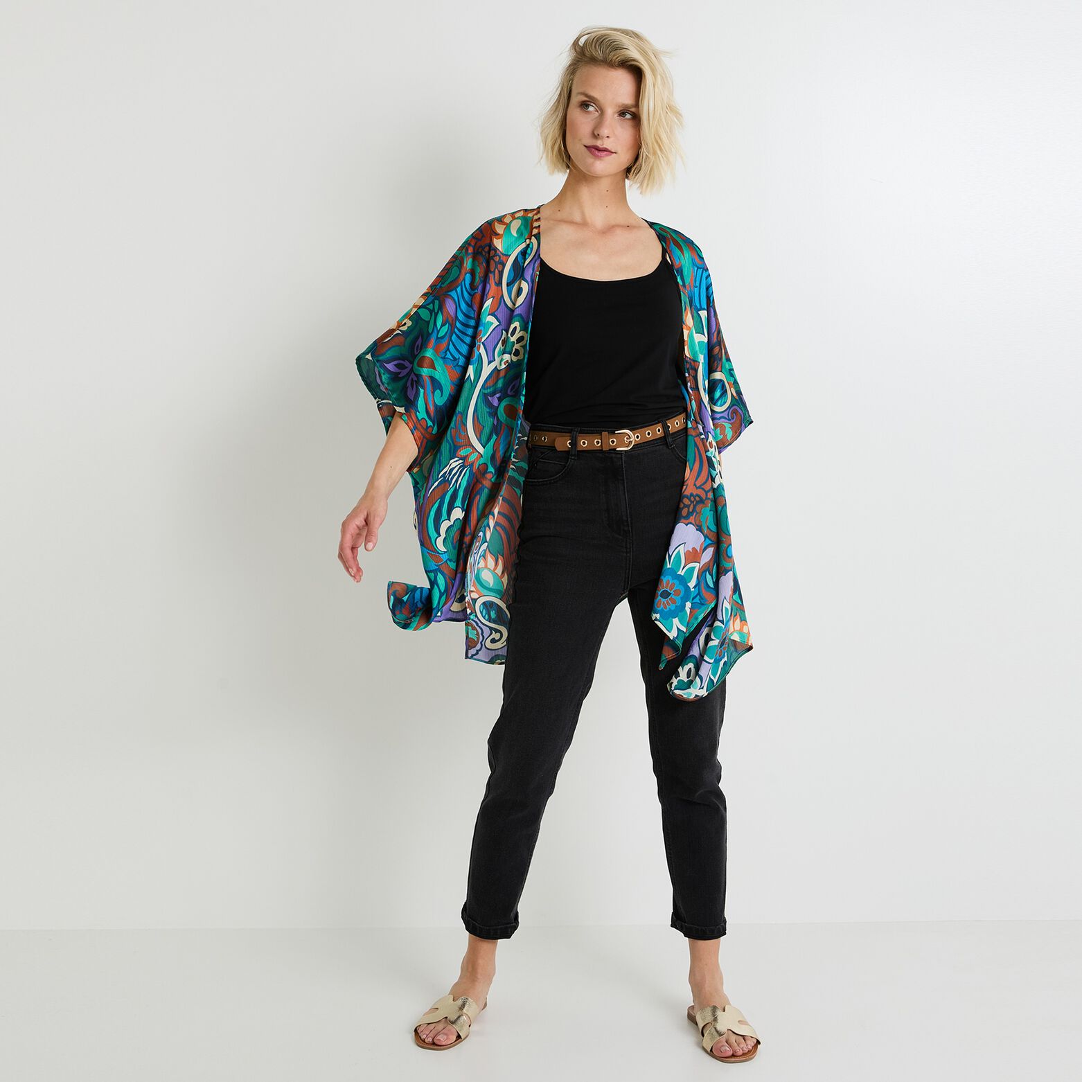 Kimono imprimé femme