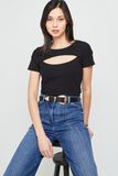 Tshirt cut out femme