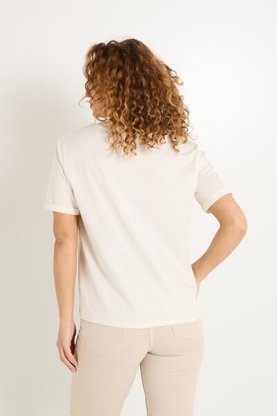 T-shirt poche crochet femme
