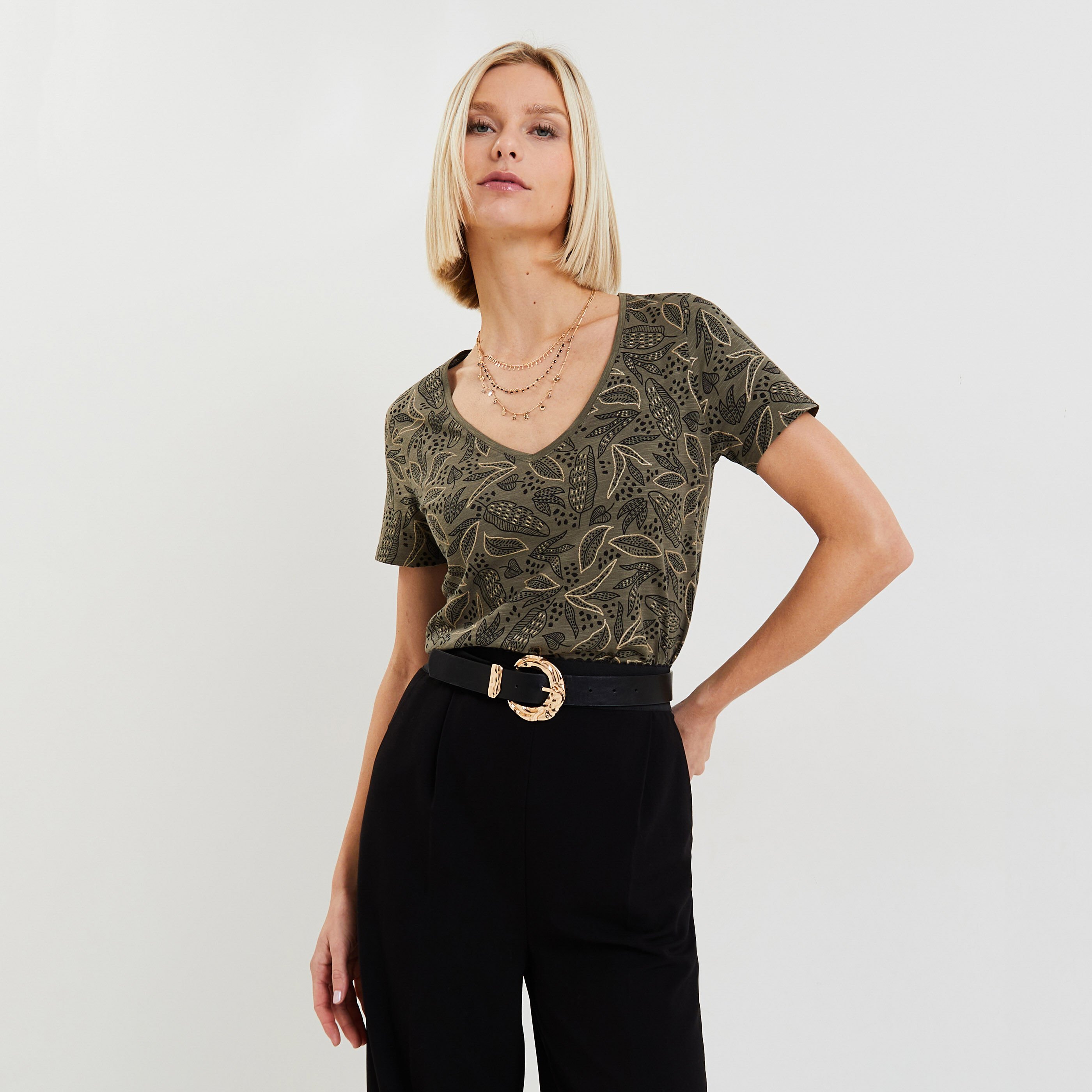 Tshirt imprim&eacute; femme