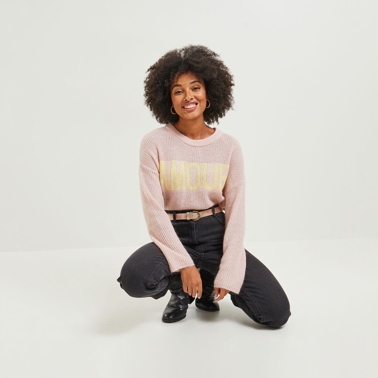 Pull loose femme