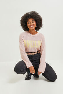 Pull loose femme
