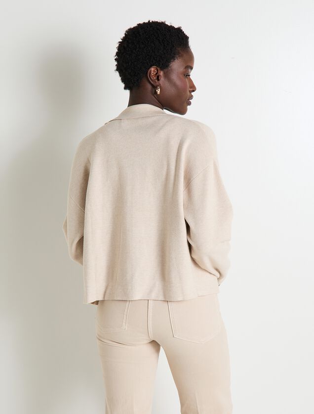 Gilet zippé femme