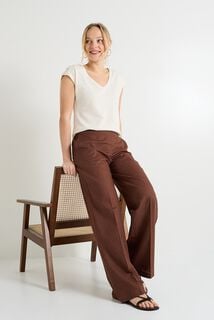 T-shirt col V femme