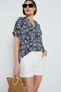 Chemise manches courtes femme