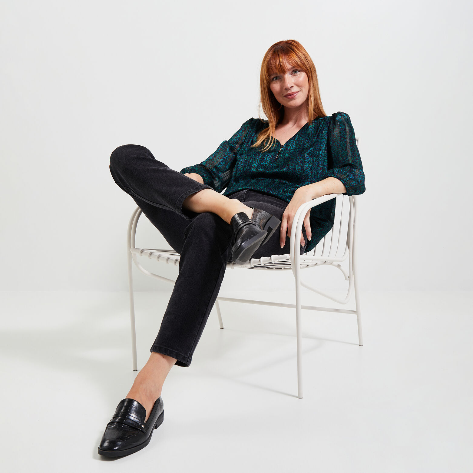 Blouse imprimée femme