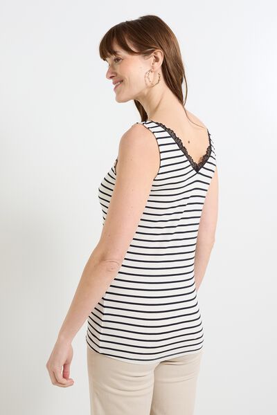 Débardeur col V femme