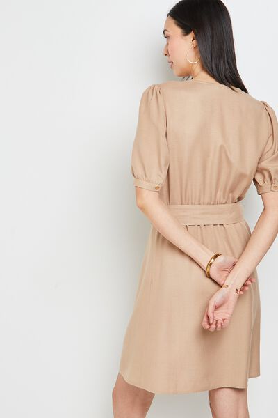 Robe cache coeur femme