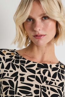 T-shirt col bateau femme