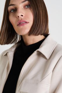Blouson suédine femme