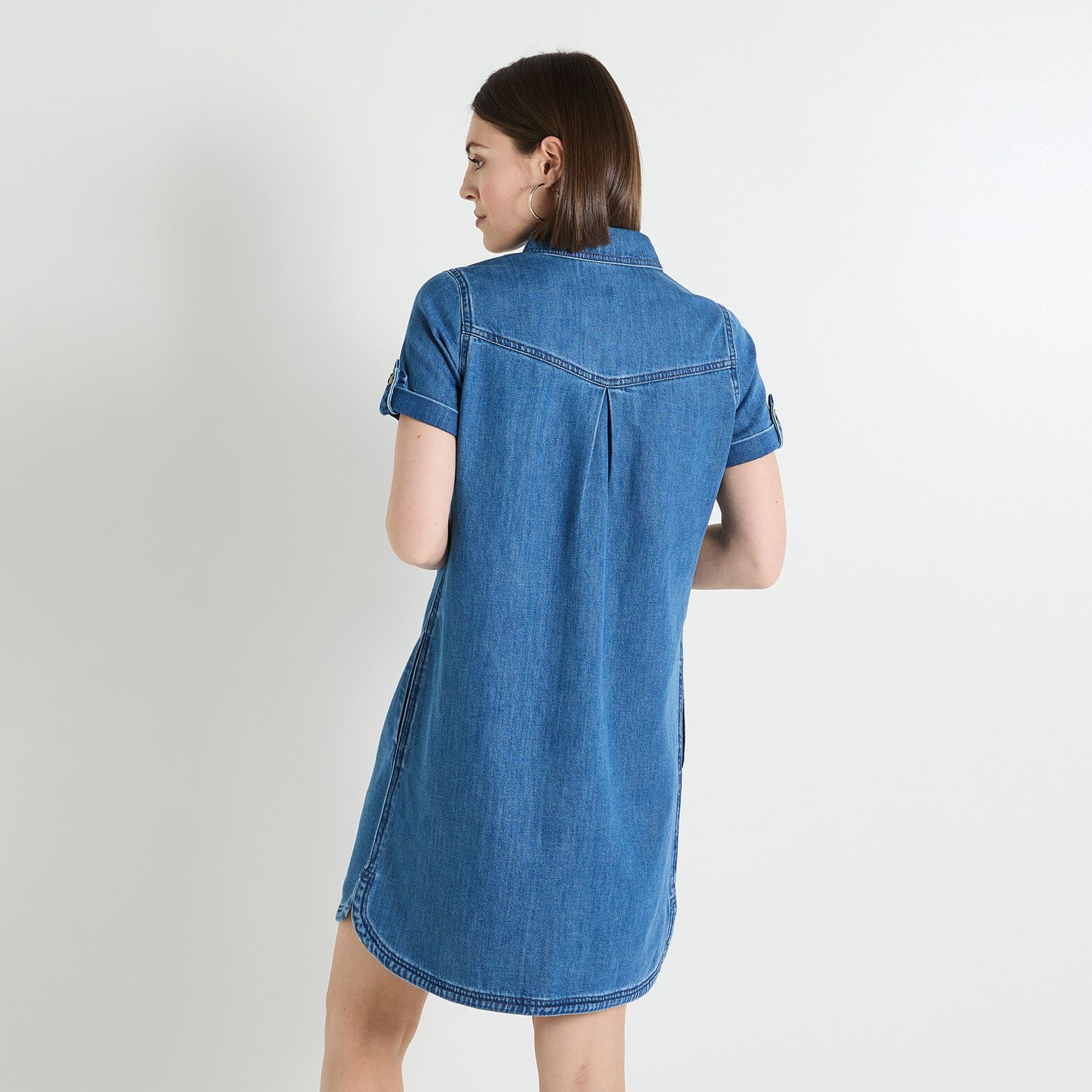 Robe en denim femme