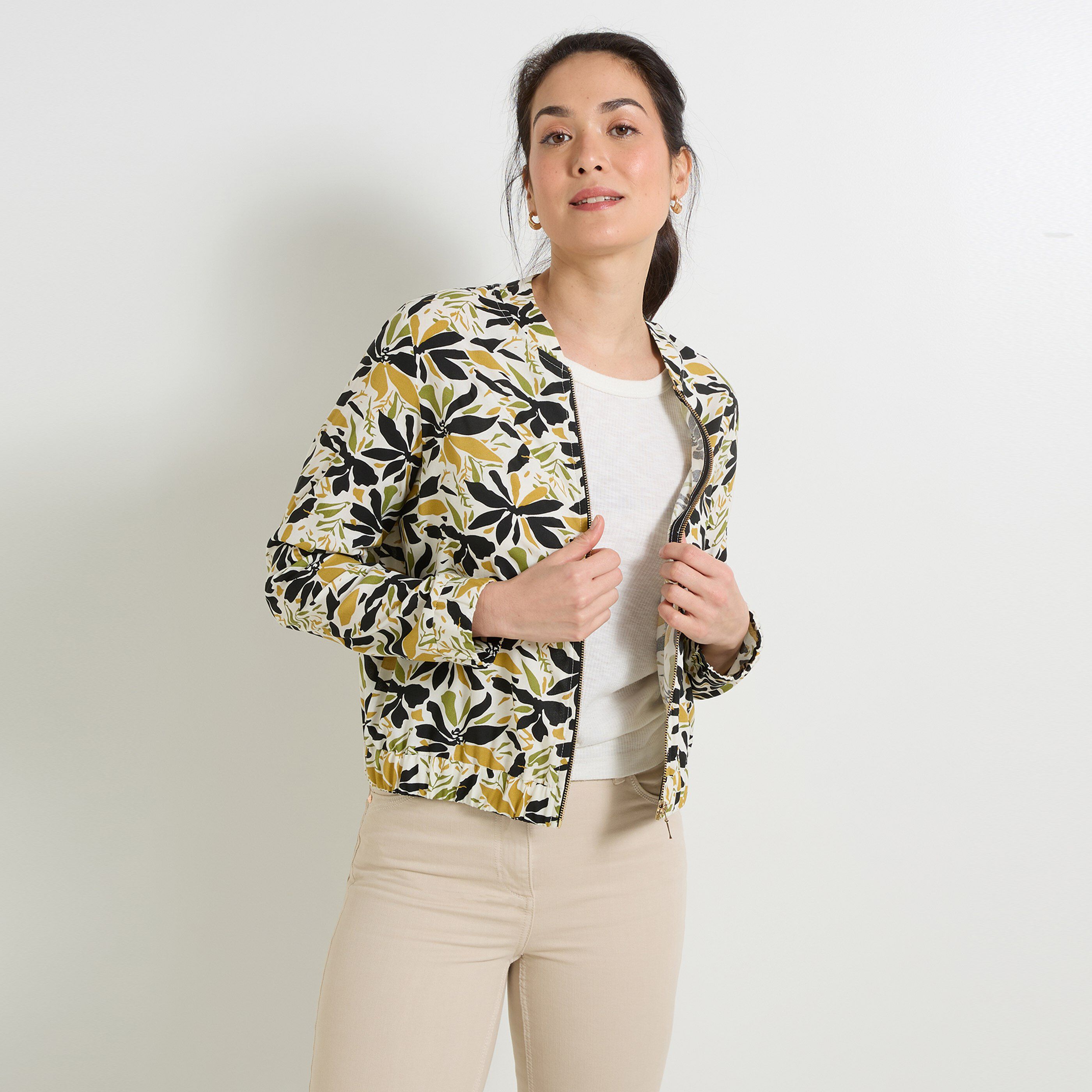 Bomber fluide femme
