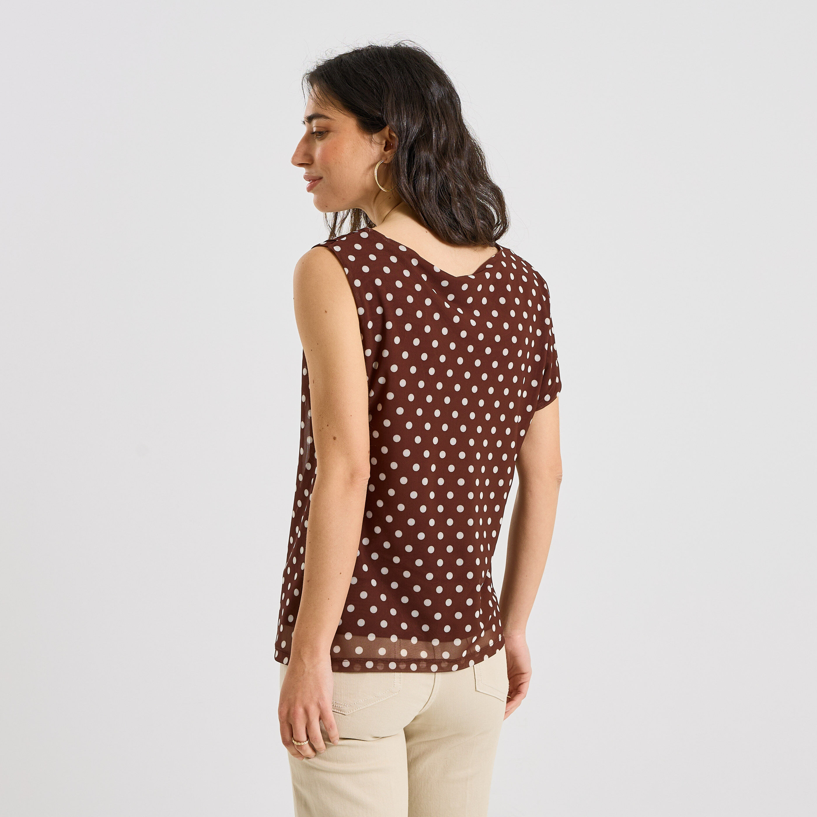 T shirt col rond femme