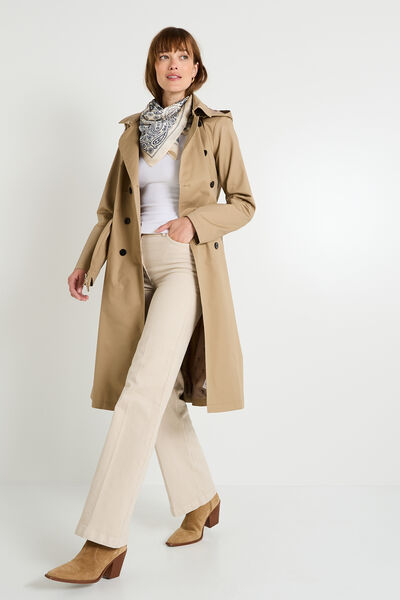 Trench long femme
