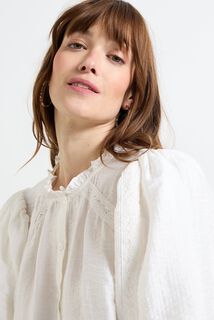 Chemise manches coudes femme