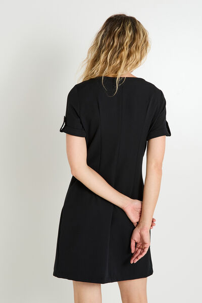 Robe manches courtes femme