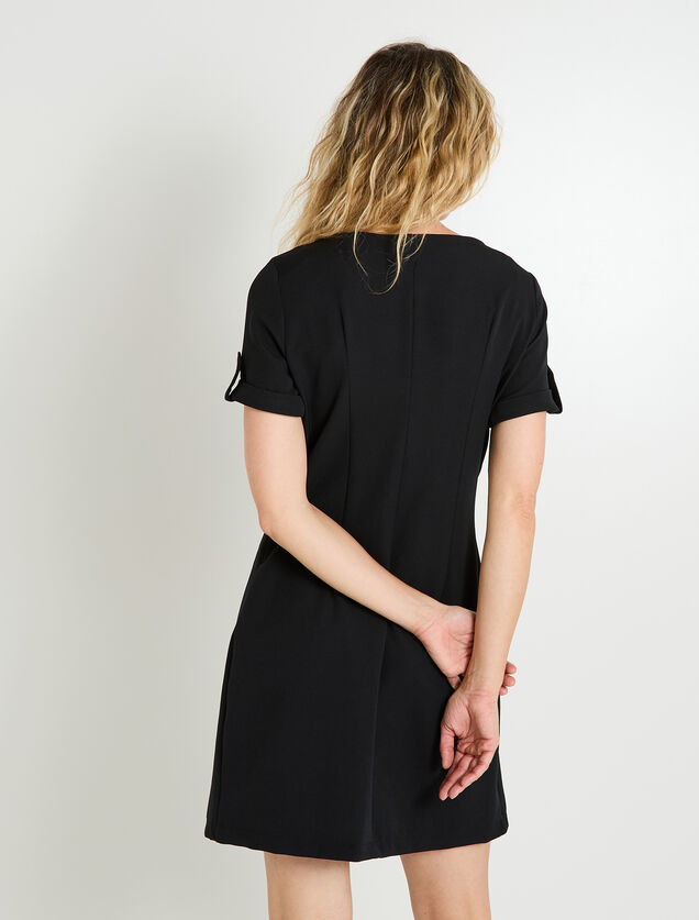 Robe manches courtes femme