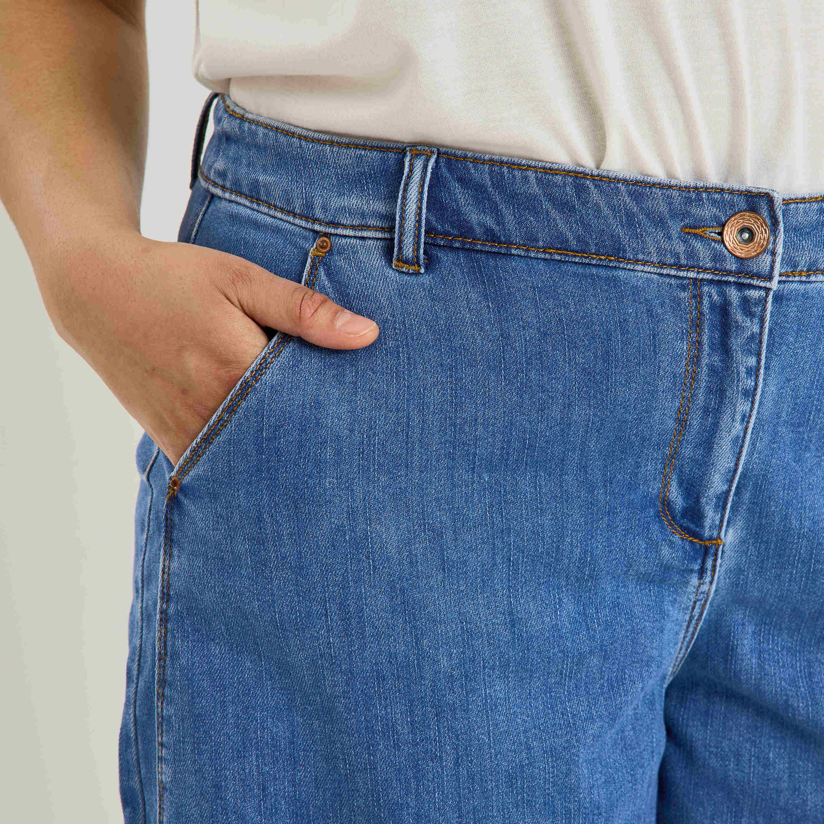 Bermuda en jean femme