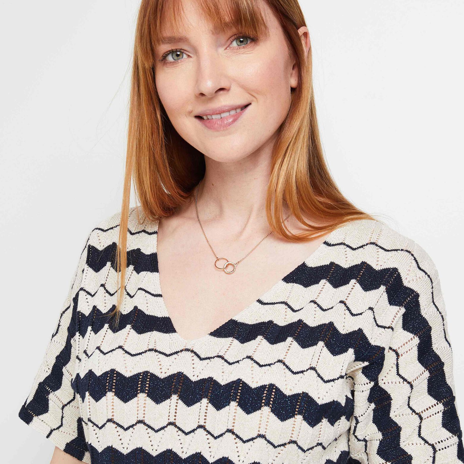 Pull ajouré femme