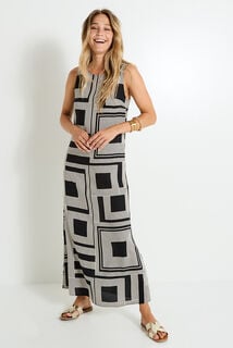 Robe longue été imprimée