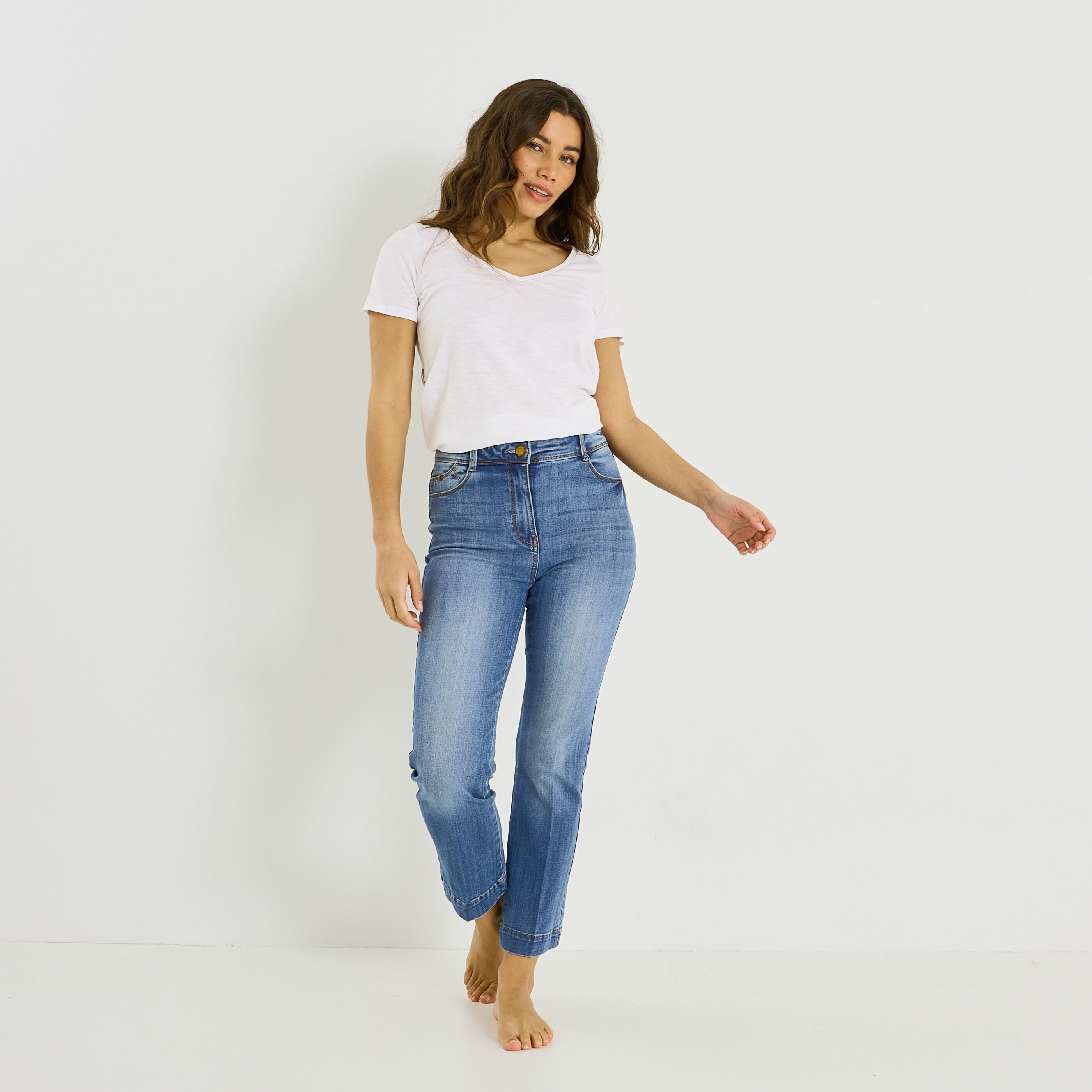 Jean raccourci bootcut TROPEZ RB02 femme