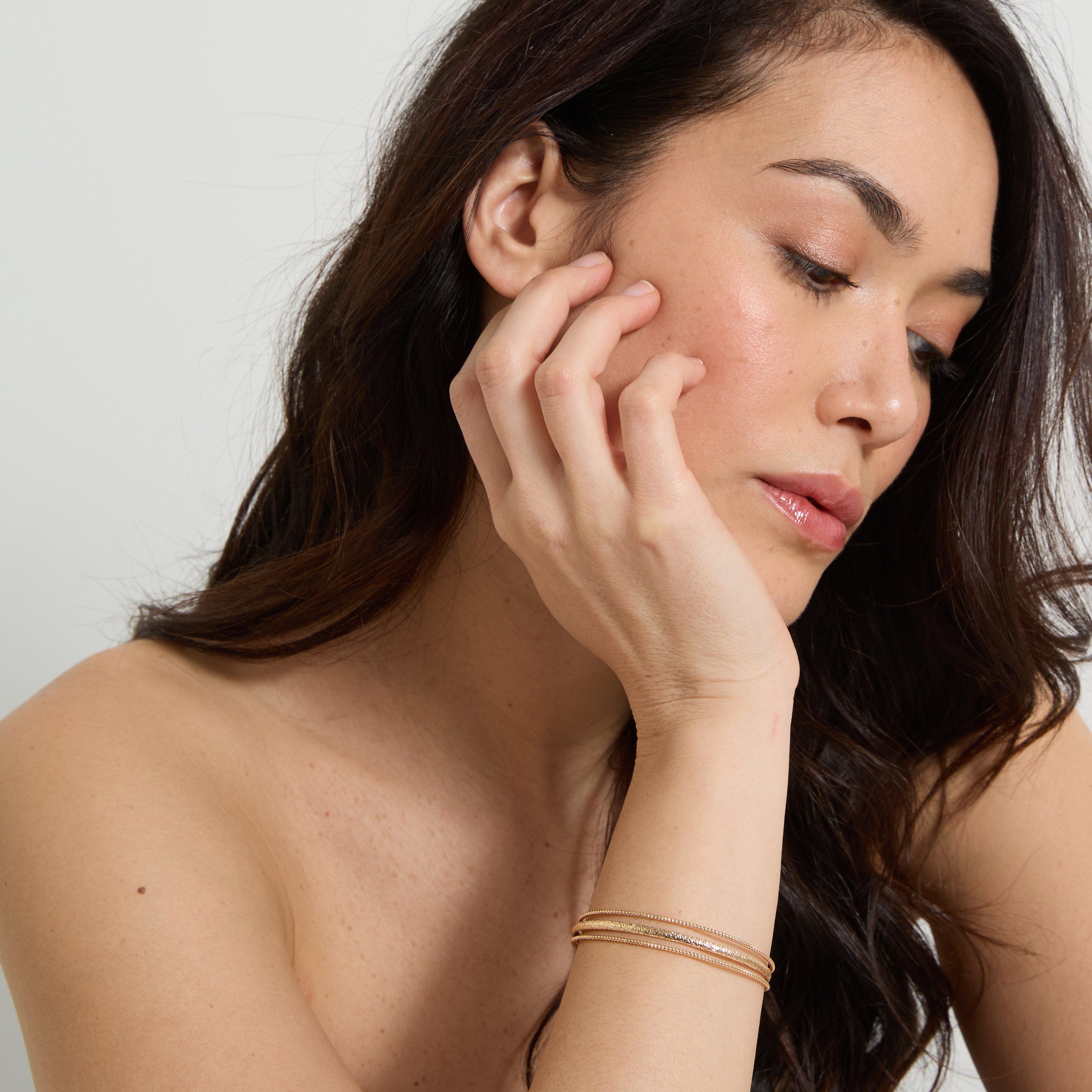 Jonc 3 rangs textur&eacute;s