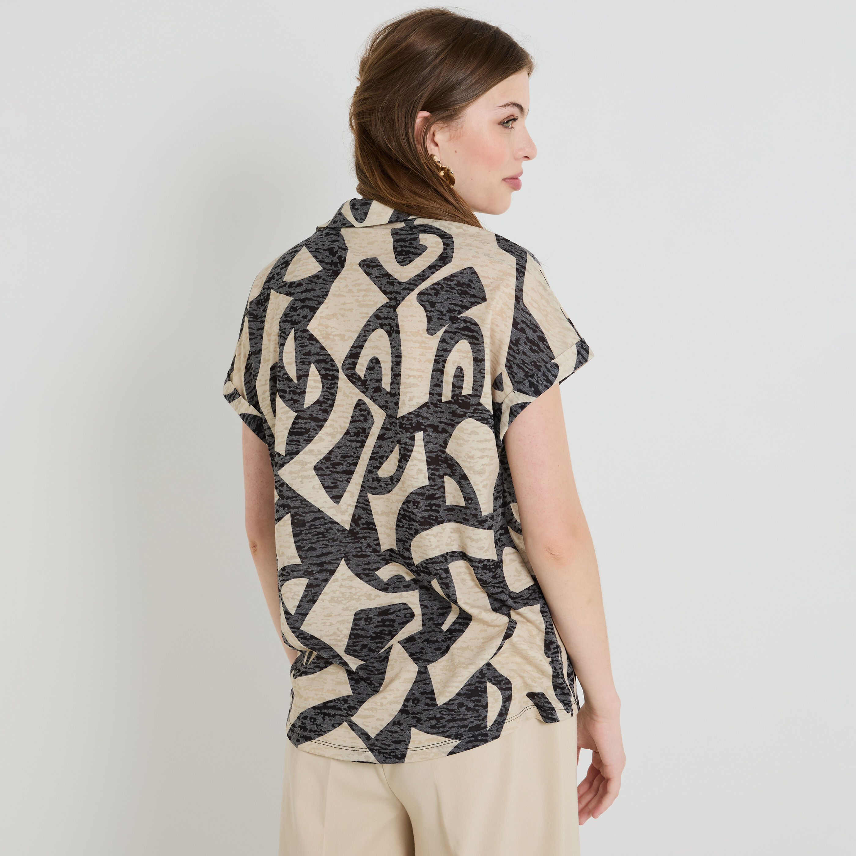 Tshirt imprim&eacute; femme