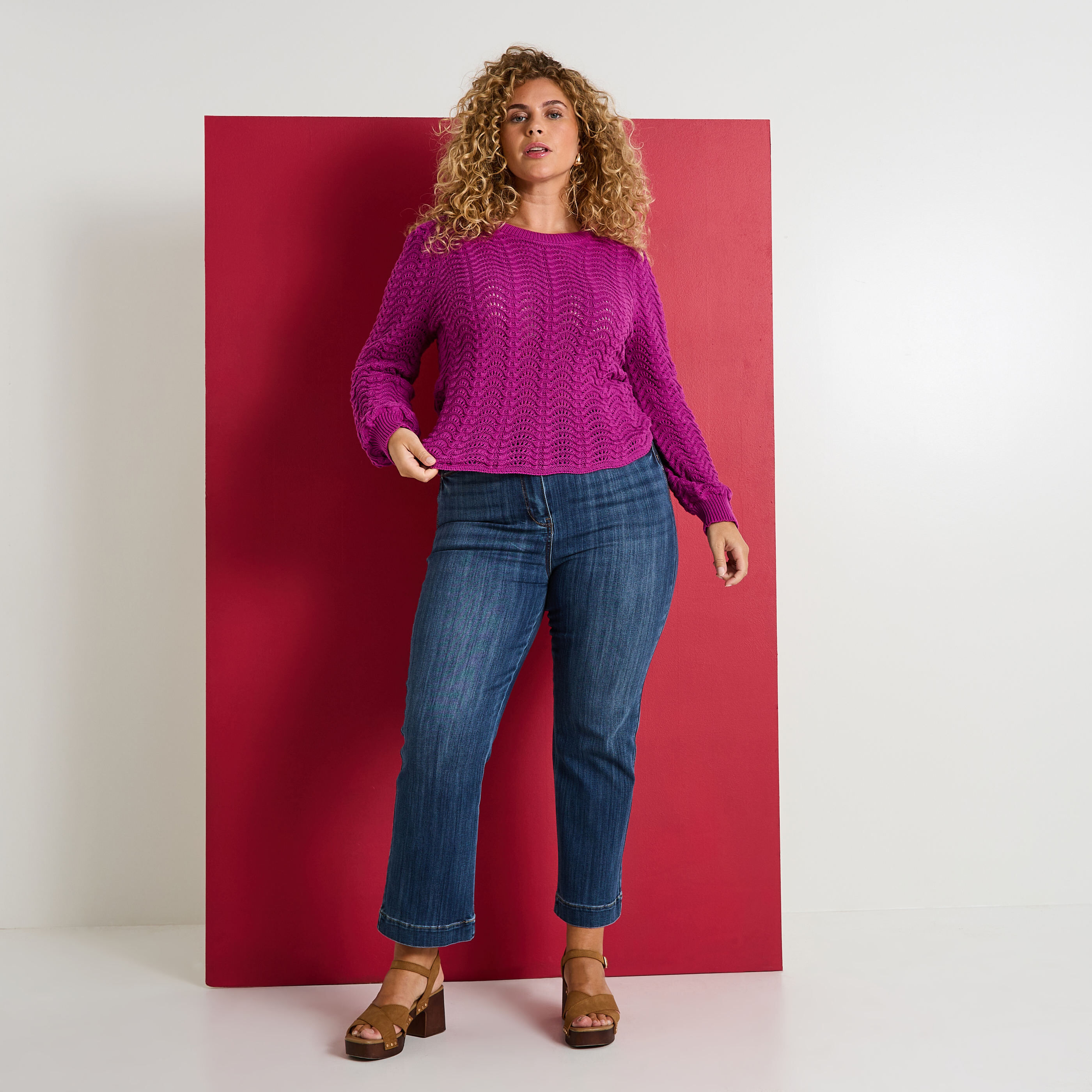 Pull manches longues femme